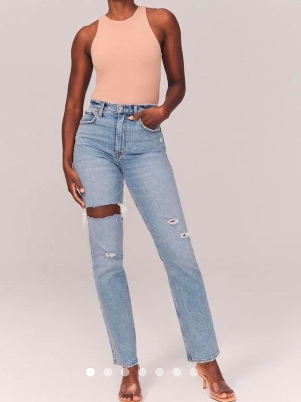 Abercrombie & Fitch 90s Straight Ultra High Rise Curve Love